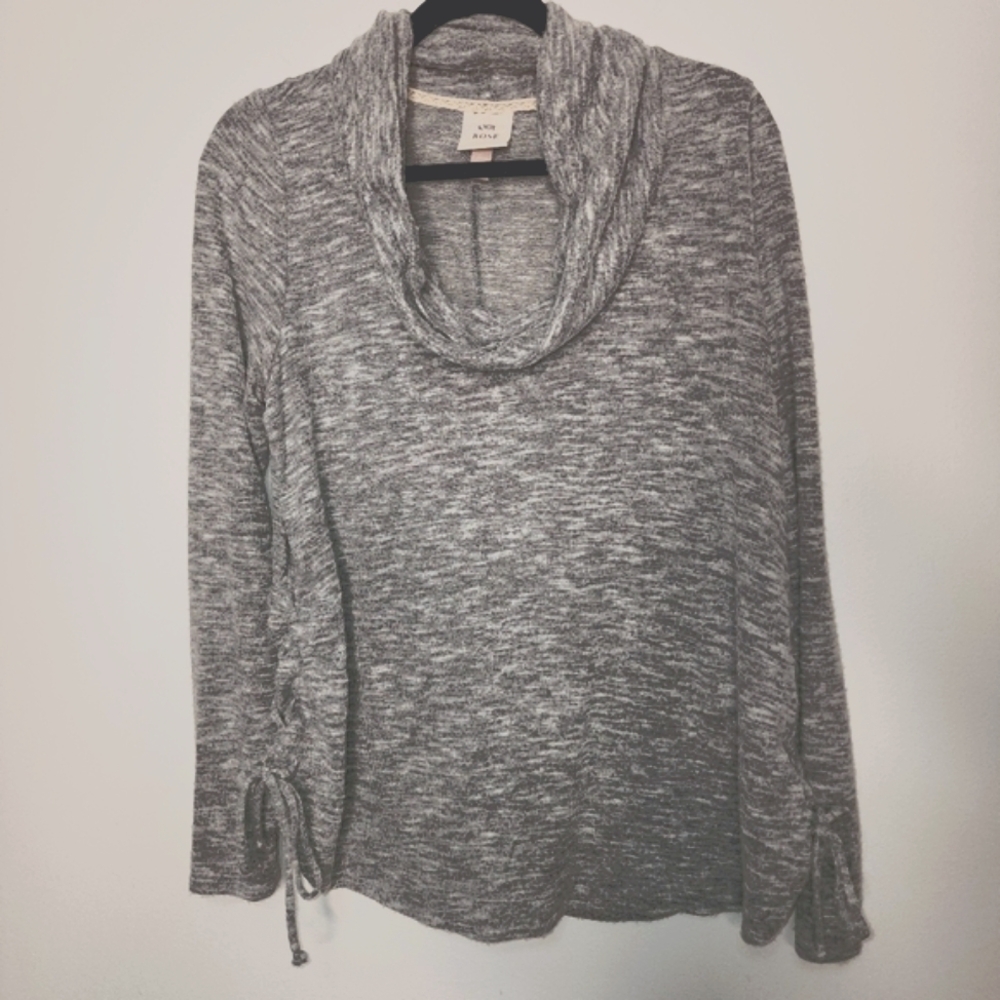 Knox Rise grey cowl neck long‎ sleeve sweater women's large